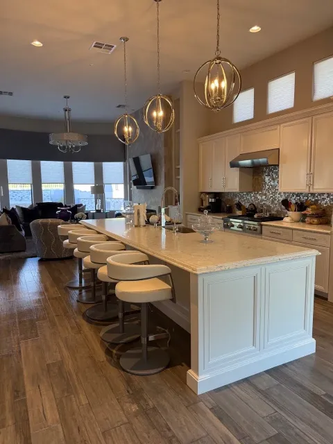 Kitchen after cleaning
